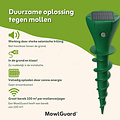 MowlGuard® mollenverjager op zonne-energie (4 stuks)