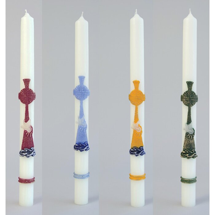 Doopkaars 9003 serie (400/30) Blauw