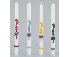 Doopkaars 9002 serie (400/30) Blauw