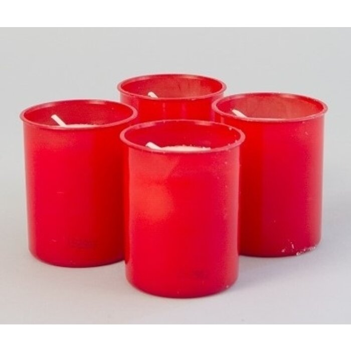 Graflicht 18 uur rood doos 150 stuks