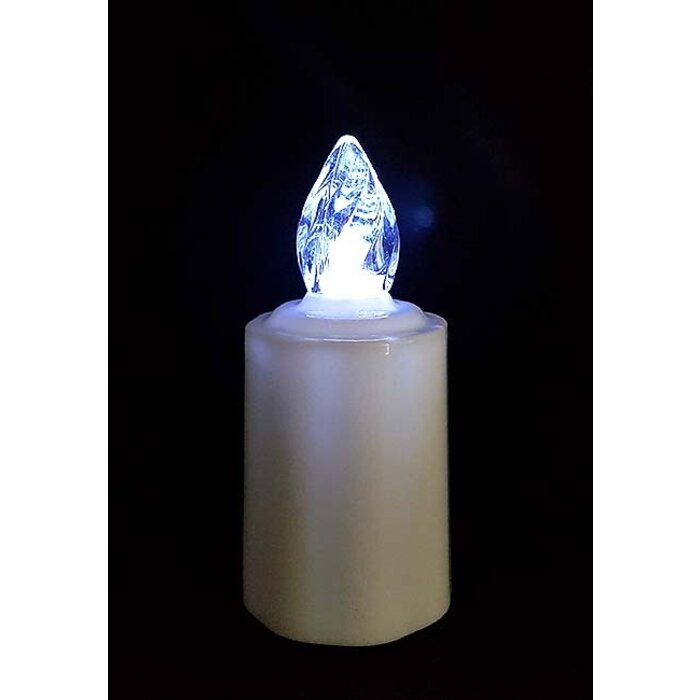 LED Kaars met witte vlam