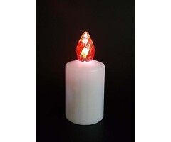 LED Kaars met rode vlam