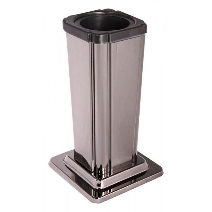 Grafvaas - tabs aflopend Glimmend rookzilver