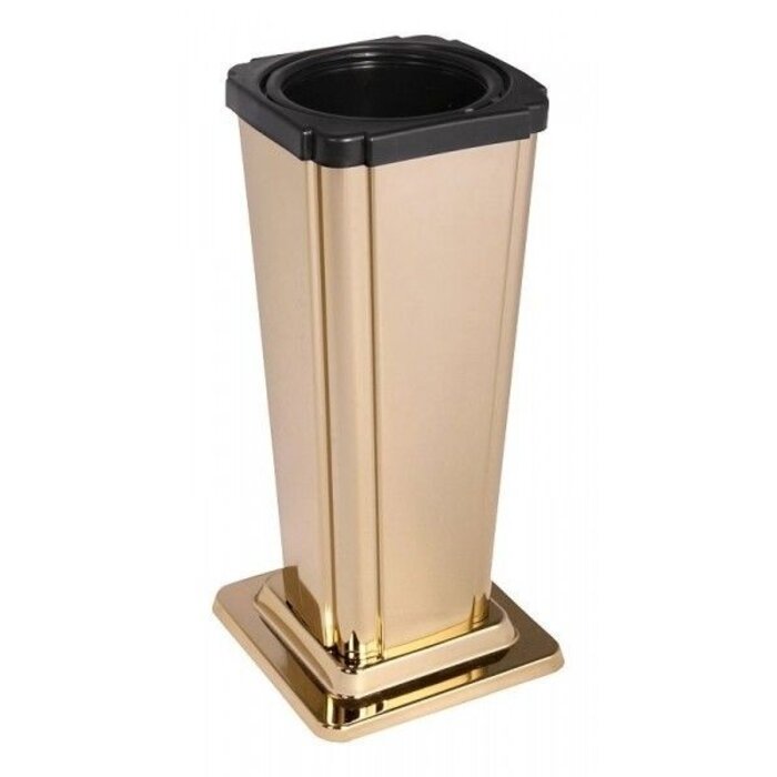 Grafvaas XL - tabs aflopend, Glimmend goud