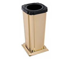 Grafvaas klein - tabs aflopend, Glimmend goud