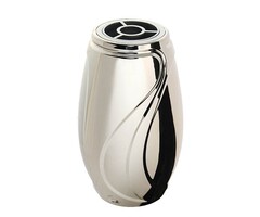 Verbena design grafvaas Glimmend zilver