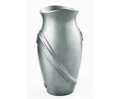 Kamelia Design grafvaas Gematteerd zilver