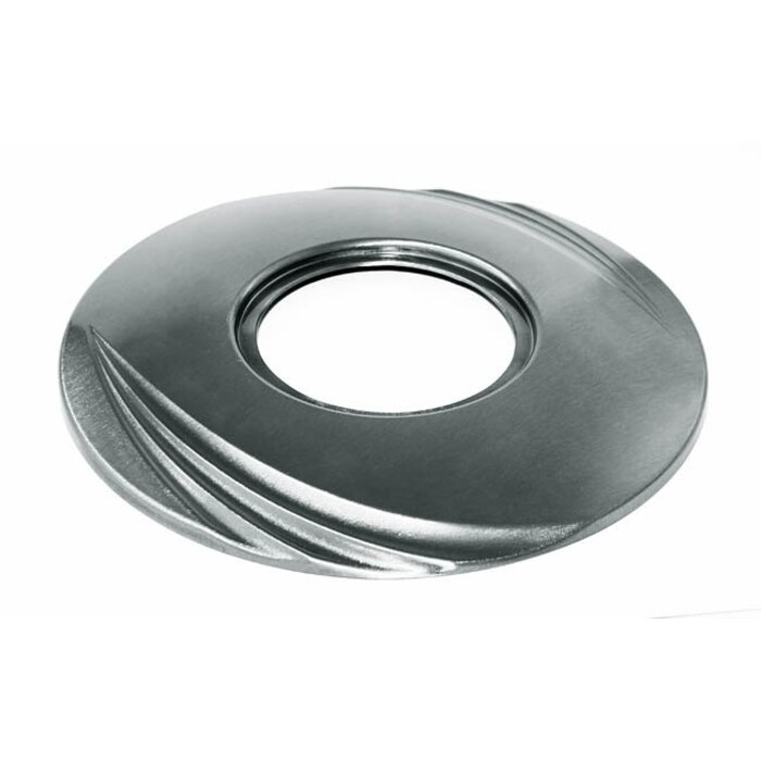 Verzonken grafvaas Gematteerd zilver