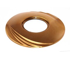 Verzonken grafvaas Brons