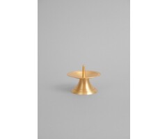 Kandelaar voor Stomp- / Kerkkaars 110 mm Goud