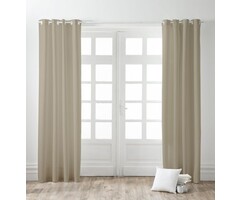 Verduisterend gordijn met ring 140x260 cm Mastic
