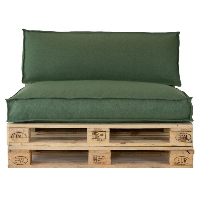 Pallet Rugkussen metro lounge olijf 120x40 cm