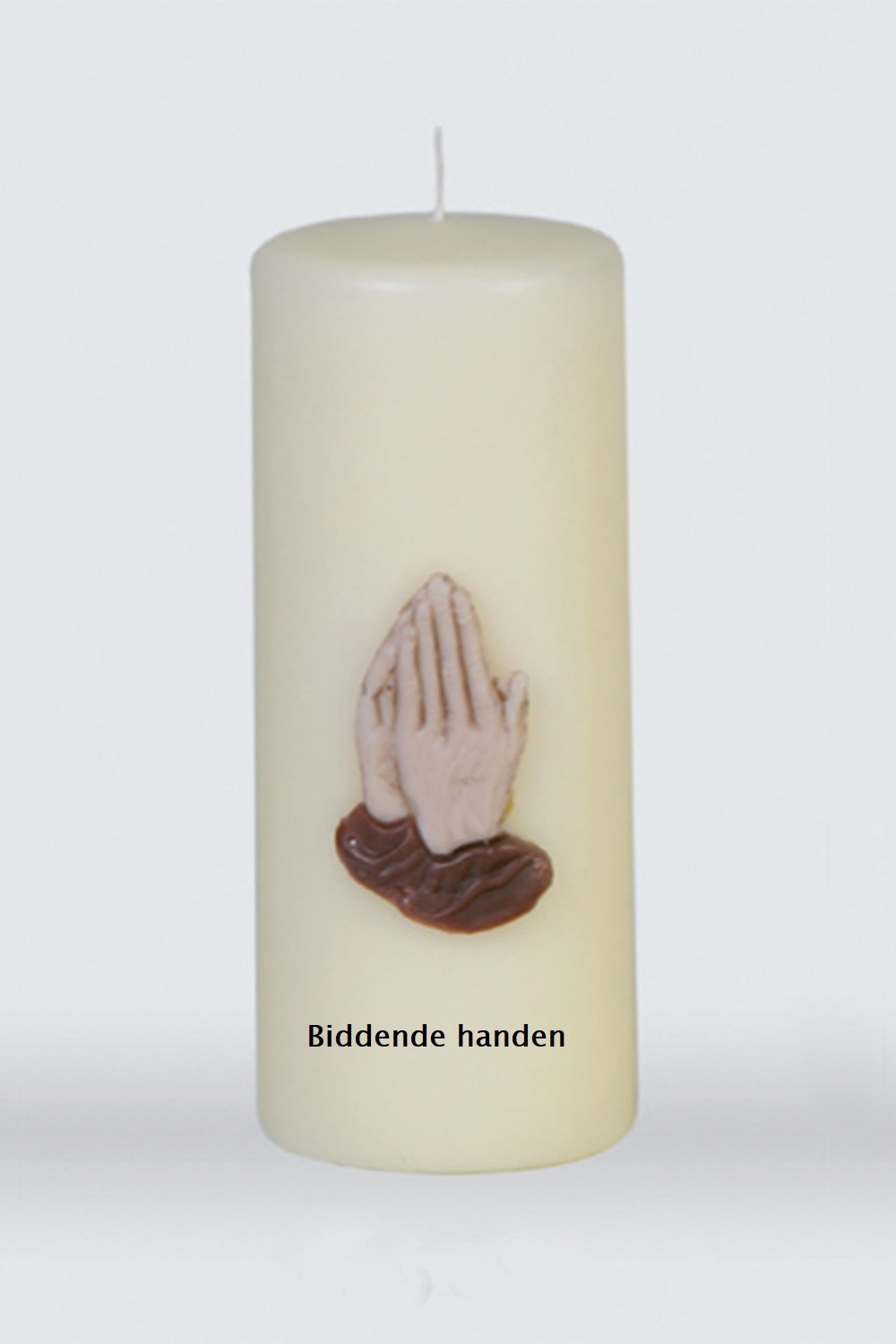 Bedrukte kaars 250/80 wit