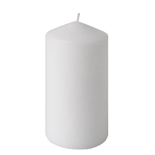 Bedrukte kaars 250/80 wit