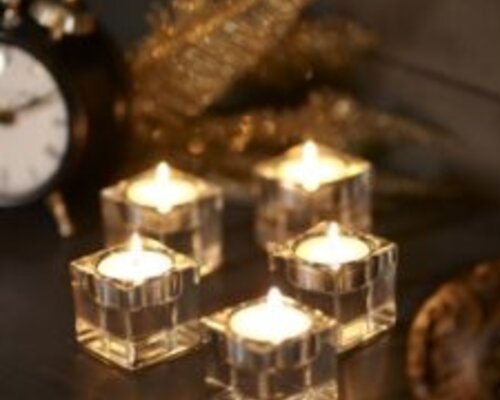 Waxinelichtjes ter decoratie en voor extra sfeer