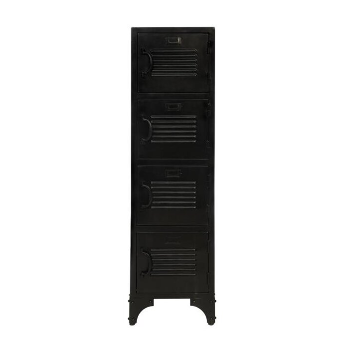 Rootsmann Locker Bulky 4 deuren | Zwart