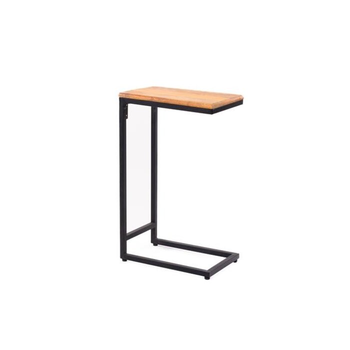 Rootsmann Bijzettafel staal industrieel | bruin