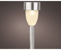 LED Solar lamp rond 5,5 x 26 cm | Warmwit