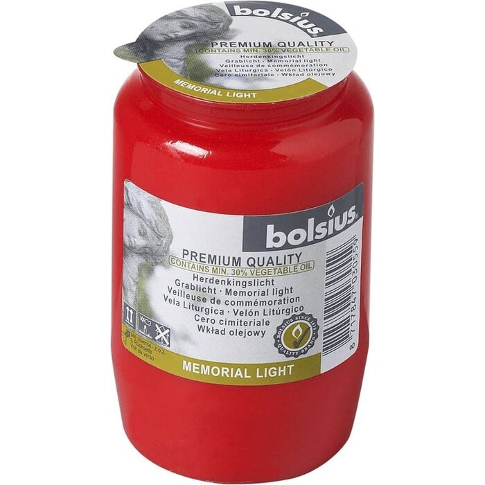 Bolsius Graflicht nr. 3 kompo rood