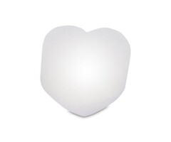 Himalaya Zoutlamp Hart | Wit