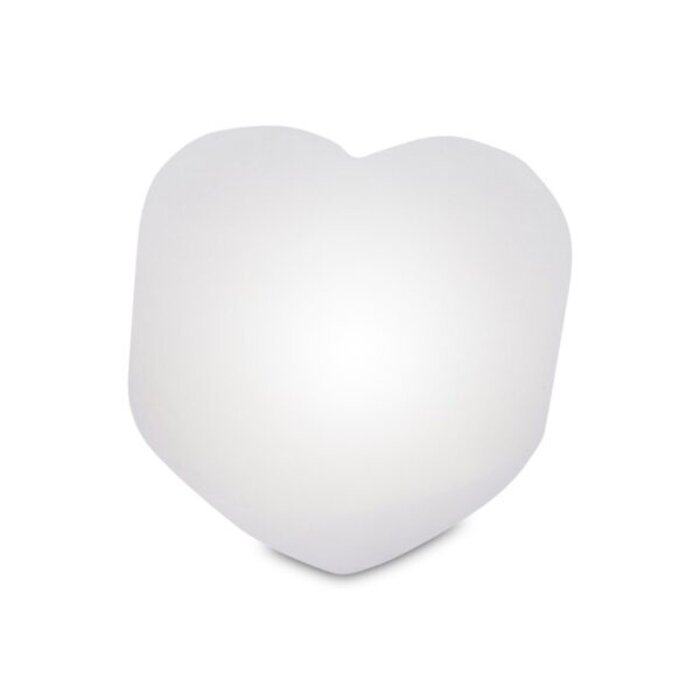 Himalaya Zoutlamp Hart | Wit