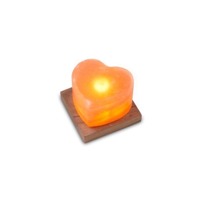 Himalaya Zoutlamp Hart | Oranje
