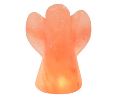 Himalaya Zoutlamp Engel klein | Oranje