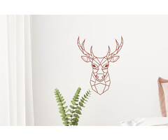 Metalen wanddecoratie Hert