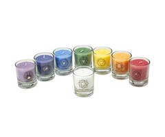 CHAKRA kaarsen | meerdere kleuren (in doos 8 stuks)