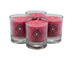 CHAKRA kaars | Muladhara (set 4 stuks)