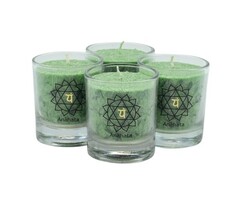 CHAKRA kaars | Anahata (set 4 stuks)