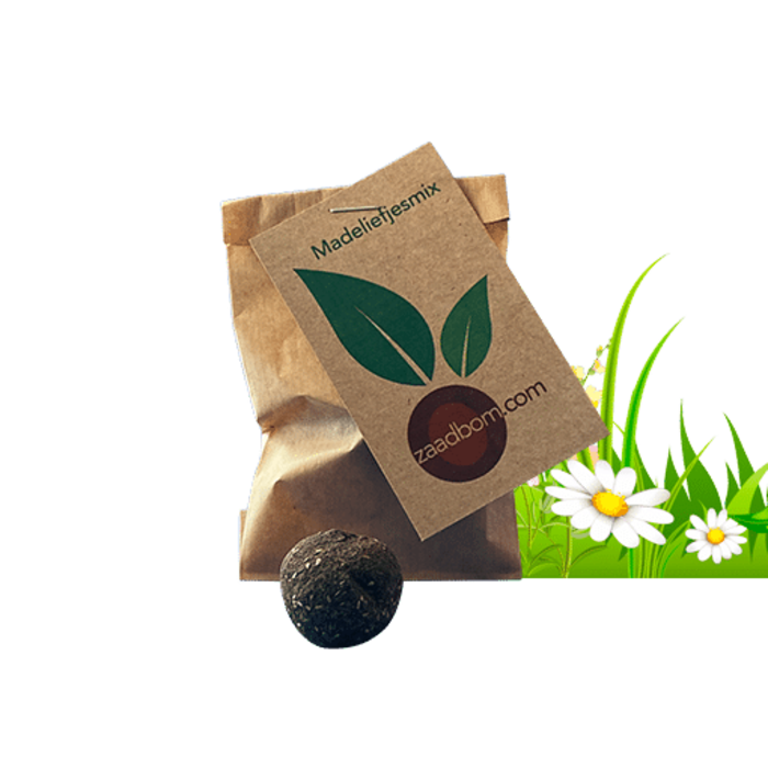 Zaadbommetje Madeliefjesmix | 1 stuk in een zakje