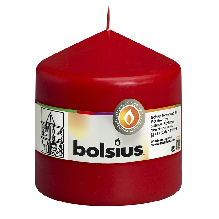 Bolsius Stompkaars 100/98 Rood