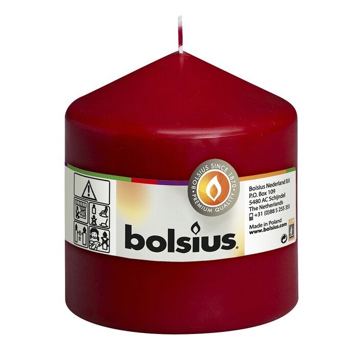 Bolsius Stompkaars 100/98 Wijnrood