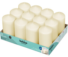 Bolsius Horeca stompkaarsen 13/7 tray 12 Ivoor