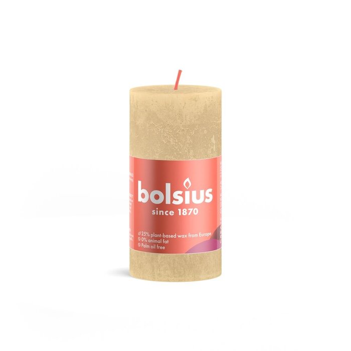 Bolsius Rustiekkaars 100/50 Oat Beige