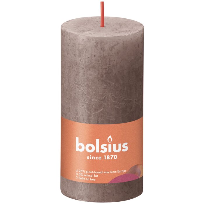 Bolsius Rustiekkaars 100/50 Rustic Taupe