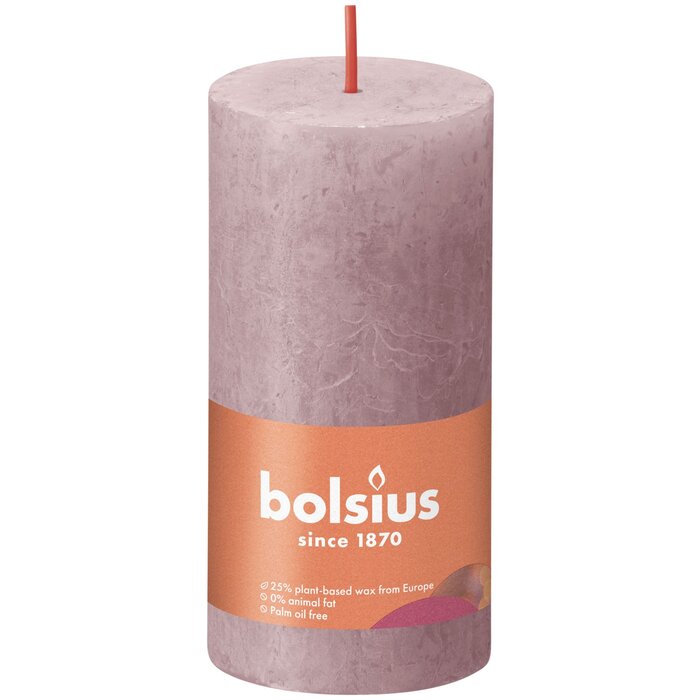 Bolsius Rustiekkaars 100/50 Ash Rose