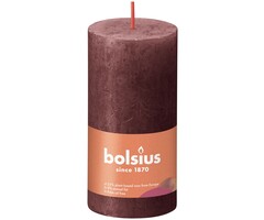 Bolsius Rustiekkaars 100/50 Velvet Red