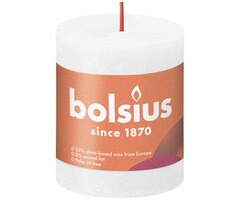 Bolsius Rustiekkaars 80/68 Cloudy White