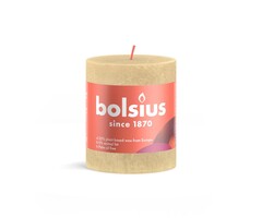 Bolsius Rustiekkaars 80/68 Oat Beige