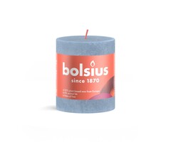 Bolsius Rustiekkaars 80/68 Sky Blue