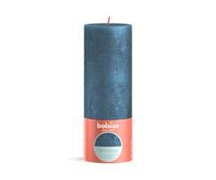 Bolsius Shimmer rustiekkaars 190/68 Blue