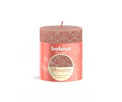 Bolsius Silhouette rustiekkaars 80/68 Misty Pink