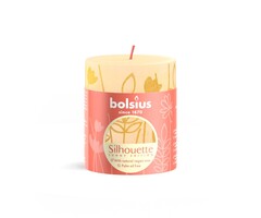 Bolsius Silhouette rustiekkaars 80/68 Butter Yellow