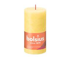 Bolsius Rustiekkaars 130/68 Sunny Yellow
