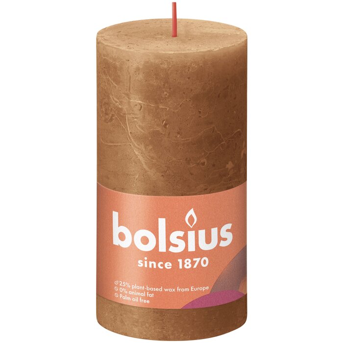 Bolsius Rustiekkaars 130/68 Spice Brown