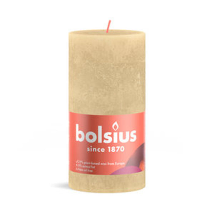 Bolsius Rustiekkaars 130/68 Oat Beige