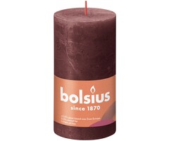 Bolsius Rustiekkaars 130/68 Velvet Red
