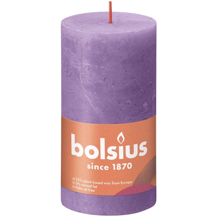 Bolsius Rustiekkaars 130/68 Vibrant Violet